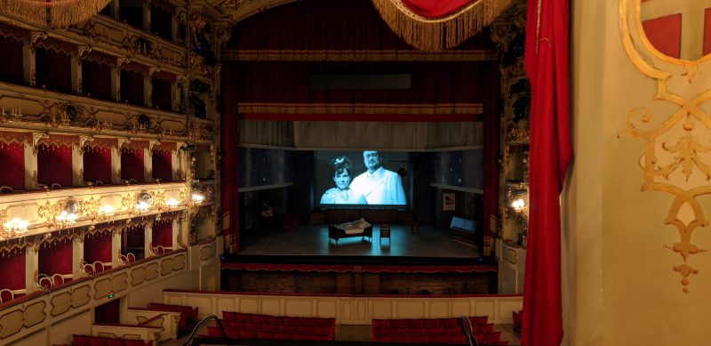 Tecnico Proiezioni per Spettacolo Gianni Schicchi